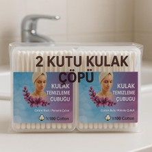 Valor Nistabolje 2 Kutu Kulak Çöpü Pamuklu Kulak Temizleme Çubuğu