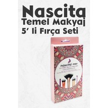 Valor Nascita Professional Temel Makyaj 5' Li Fırça Seti