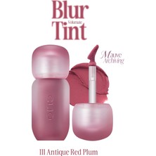 Valor Clio, Blur Efektiyle Dolgun Görünüm Sunan Kadife Bitişli Tint Volumate Blur Tint 111 Antique Red Pl