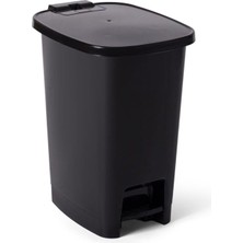 Valor Miss Collection Lüx Serisi Pedallı 10 Litre Çöp Kovası Siyah