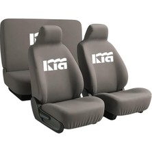 Valor Kia Stonic ile Uyumlu Oto Koltuk Kilifi Sayesinde Aracinizin Ic Mekanina Modern Bir Hava Katin Gri