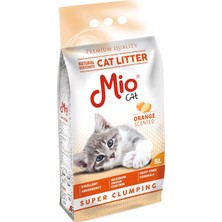 Valor Mio Kedi Kumu, 5 Lt. Portakal Kokulu Bentonit, Kalın