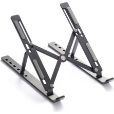 Valor Idock N29-3 Katlanır Aluminyum Laptop Bilgisayar Standı - Siyah