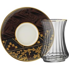 Valor Sandro Moreno 1453 Kariye Optik 12 Parça Altı Kişilik Çay Seti 110 ml