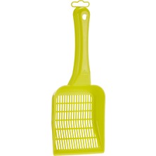 Valor Moderna Scoopy Small Grid Dar Aralıklı Kedi Kumu Küreği Sarı
