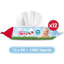 Valor Baby Turco Islak Havlu 12 x 90 (1080 Yaprak)