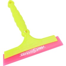 ÖNÇ - PRİME Saplı Silikon Geniş Su Çekçek Ragle Cam Filmi Çekme Uygulama Aparatı 20.5X21CM Yeşil Pembe