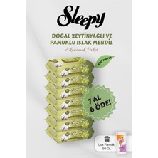 Valor Sleepy 90' Lı Zeytinyağlı Pamuklu Bebek Mendili 7 Al 6 Öde Hediyeli
