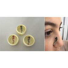 Valor Yapışkanlı Yüz Taşı Face Gems 3 Adet Birden Burun Parmak Hızma Modeli 2