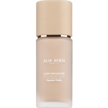Valor Alix Avien Kırışıklık Karşıtı Nemlendirici SPF30 Parlak Bitişli Fondöten Care Enhancer 809 Peach Bu