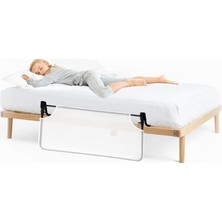 Valor Agubugu Baby - Desensiz Beyaz Fileli Katlanabilir Yatak Bariyeri 120 cm