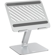 Valor Juo Alüminyum Notebook Standı Yükseklik ve Eğim Ayarlı Ergonomik Metal Laptop Standı 11-17 Inch Ara