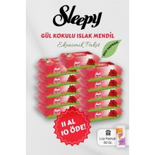 Valor Sleepy Gül Kokulu Bebek Mendili 11 Al 10 Öde Hediyeli