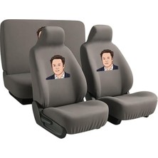 Valor Estetik Detaylarla Hazirlanan Tesla Model Y ile Uyumlu Oto Koltuk Kilifi ile Farkinizi Gosterin Gri
