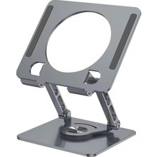 Valor 360 Derece Dönebilir Laptop ve Tablet Standı – Paslanmaz Çelik, Ayarlanabilir Yükseklik, Katlanabil