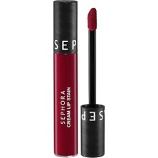 Valor Sephora Cream Lip Stain – Bulaşmayan Kadife Bitişli Ruj - Mat Likit Ruj, 94 Cherry Moon