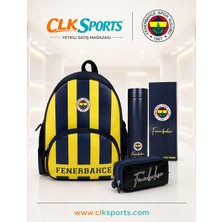 Fenerbahçe Suni Deri Anaokulu Çantası , Lisanslı Kalem Çantası - Lisanslı Logo Baskılı Çelik Termos