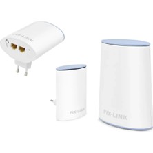 Uslucan Alışveriş Mesh Wifi Sistemi AC1200 Dual Band 3’lü Set - Beyaz LV-WMS01