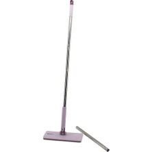 Akıllı Bayi Otomatik Bez Değiştiren Mop Sap Çek=bez Bırak - Sap It=bez Tut 360° BAŞLIK=9.5X25CM- SAP:115CM