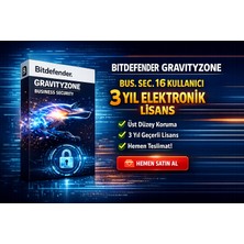 Ronanna Bıtdefender Gravıtyzone Bus. Sec.16 Kull.3 Yıl Elektronık Lısans