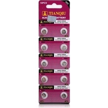 ÖNÇ - PRİME Tıanqıu Ag2 LR726/396 Alkalin 10'lu Düğme Pil