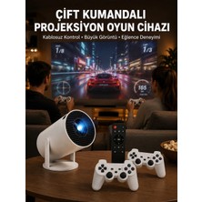 Armüz Kablosuz Mini Projeksiyon Cihazı Oyun ve Film Için Taşınabilir Ev Sineması Yeni Nesil