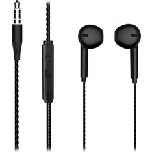 ÖNÇ - PRİME Lenovo Lecoo EH104B 3.5 mm Jacklı Kablolu Kulak Içi Mikrofonlu Kulaklık Siyah