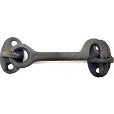 ÖNÇ - PRİME Antika Tarz Dekoratif Pirinç Çengeli - 8,5cm, Oksit