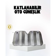 ÖNÇ - PRİME Otomobil Güneşliği – Katlanabilir Tasarım ve Süngerli Isı Yalıtımı