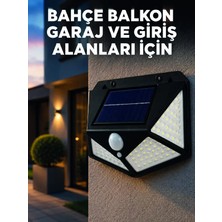 ÖNÇ - PRİME Solar LED Bahçe Aydınlatma Lambası 3 Işık Modlu Sensörlü Duvar Tipi Dış Mekan