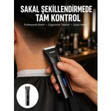 ÖNÇ - PRİME Şarjlı Tıraş Makinesi – Dijital Ekranlı Ipx7 Su Geçirmez Titanyum Bıçaklı Yeni Nesil