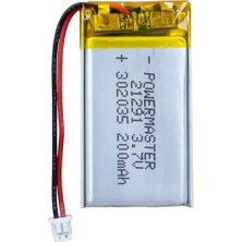 ÖNÇ - PRİME Powermaster 302035 3.7 Volt 200 Mah Lityum Polimer Pil