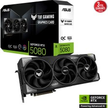 ÖNÇ - PRİME Asus TUF-RTX5080-O16G-GAMING, 16GB, 256BIT, Gddr7, 2xhdmı, 3xdp Gamıng Ekran Kartı