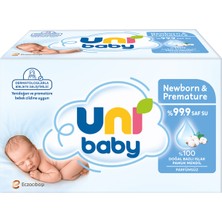 Uni Baby Yenidoğan ve Premature Islak Mendil 3 x 40'lı (4'li Paket)
