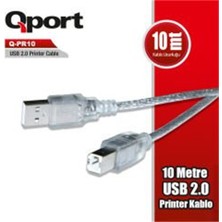 ÖNÇ - PRİME Qport Q-PR10 USB 2.0 10M Yazıcı Kablosu