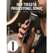 ÖNÇ - PRİME Şarjlı Saç Kesme Makinesi – 4 Taraklı 2 Kademeli Güç Ayarı Uzun Pil Ömrü Yeni Nesil