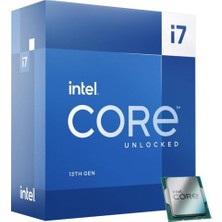ÖNÇ - PRİME Intel I7-13700K 16 Core, 3.40GHZ, 30MB,125W, LGA1700, 13.nesil, Box, (Dahili Grafik Var, Fan Yok)