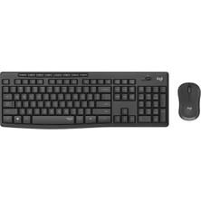ÖNÇ - PRİME Logitech MK295 Q Tr Siyah Kablosuz Klavye Mouse Set