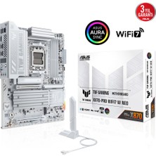 ÖNÇ - PRİME Asus Tuf Gamıng X870-PRO Wıfı7 W Neo, 4xddr5, 4xm.2, Hdmı, Dp, Type-C, Wi-Fi 7, Bluetooth V5.4, Am5 Soket Gamıng Anakart