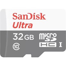 ÖNÇ - PRİME 32GB Sandısk Ultra Mıcrosd 100MB/S SDSQUNR-032G-GN3MN