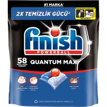 Finish Quantum Max Bulaşık Makinesi Tableti 58'li 603.2 G (2'li Paket)