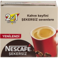 Nescafe 2+1 Şekersiz 48X10 G (2'li Paket)