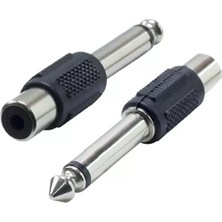 ÖNÇ - PRİME Powermaster PM-4221 6.3 mm Mono Erkek - 1 Tos Dişi Çevirici Jack