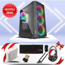 ÖNÇ - PRİME PANTHERA-01Y, Amd Ryzen 5 5600, Mushkın 16GB Ddr4 Ram, Wd 512TB Nvme Ssd, Peladn 8gb Gddr5 RX580 Ekran Kartı, 600W Kasa, Oem Paket (Bol Hediyeli)