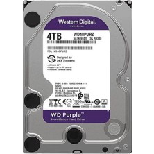 ÖNÇ - PRİME Western Digital Purple WD40PURZ 4 Tb Sata 6gb/s 7/24 Güvenlik Harddisk