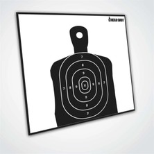 Avcı Market 14X14CM Head Shot Hedef Kağıdı 50 Adet