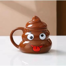 Uslucan Alışveriş Şakacı Poo Kupa Bardak