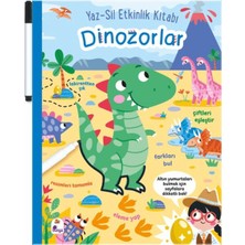 ALK Yaz-Sil Etkinlik Kitabı - Dinozorlar (Kalemli)
