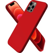 Eco Apple Iphone 12 Pro Max Kılıf First Silikon - Koyu Kırmızı