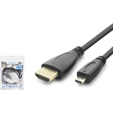 Uslucan Alışveriş HDMI To Micro HDMI Kablo 1.5 M - Siyah HDX2007